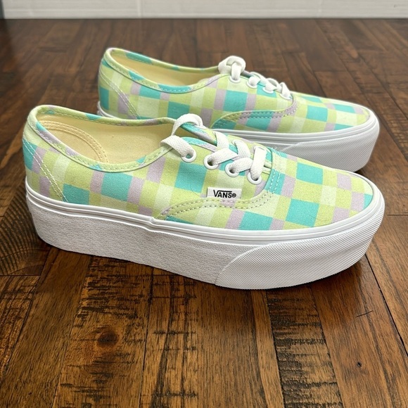Vans Multicolor Checkered Women's Sneakers - Picture 11 of 13